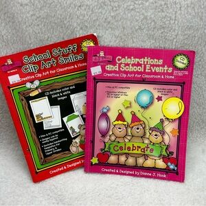 Creative Clip Arts school homeschooling home books arts & crafts daycare